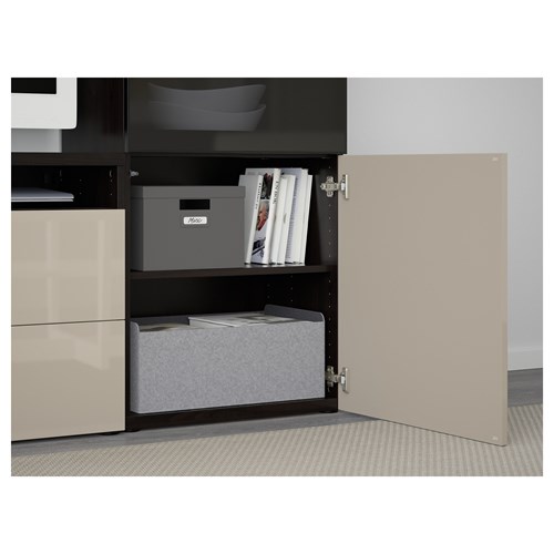 IKEA - BESTA, tv ünitesi, venge-bej, 240x40x128 cm