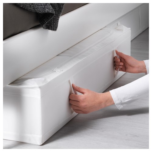 IKEA - SKUBB, closed storage box, white, 90x53x19 cm