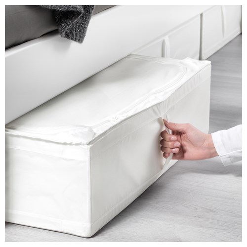 IKEA - SKUBB, closed storage box, white, 69x55x19 cm