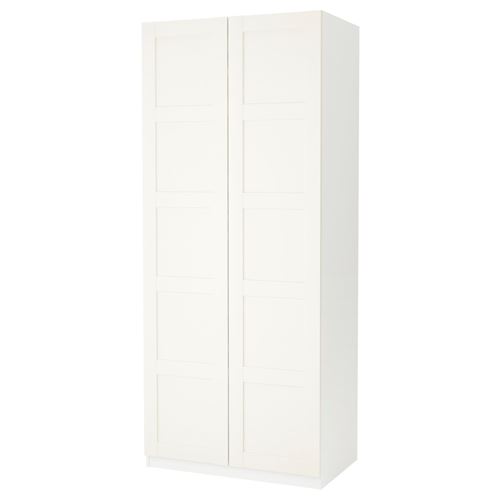 IKEA - PAX/BERGSBO, PAX wardrobe, white, 100x60x236 cm