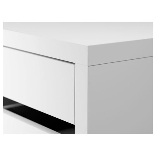 IKEA - MICKE, storage unit, white, 35x75 cm