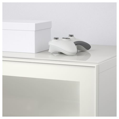 IKEA - GLASSVIK, kapak/çekmece ön paneli, beyaz buzlu cam, 60x38 cm