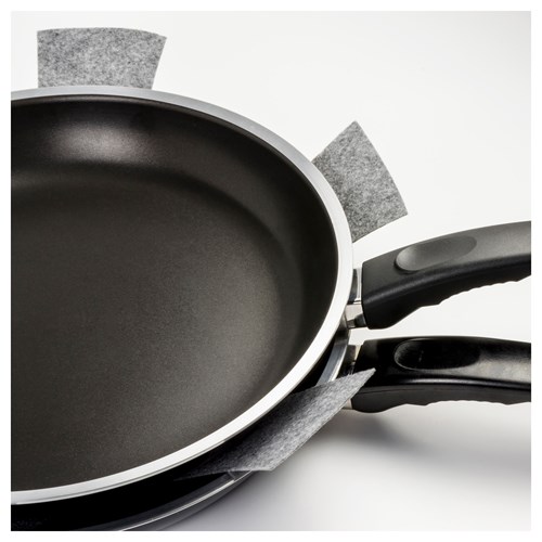 IKEA - BEDÖMA, pan protector, grey