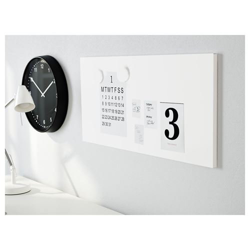 IKEA - SPONTAN, mıknatıslı pano, beyaz, 37x78 cm