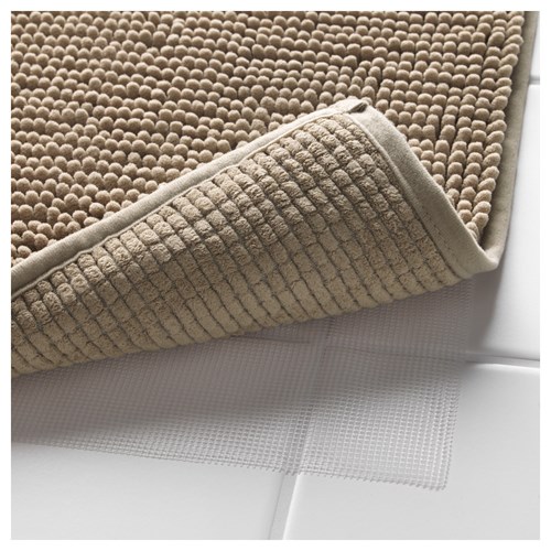 IKEA - TOFTBO, bath mat, beige, 50x80 cm