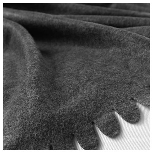 IKEA - POLARVIDE, throw, grey, 130x170 cm