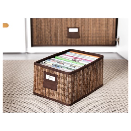 IKEA - MOTORP, kutu, palmiye yaprağı, 21x30x15 cm