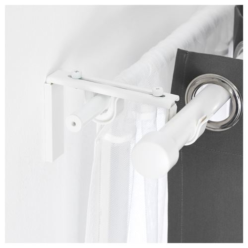 IKEA - BETYDLIG, curtain rod holder, white, 60 mm