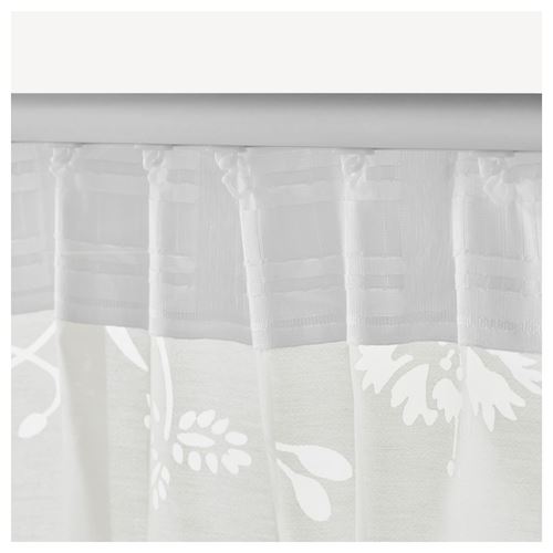 IKEA - BORGHILD, sheer curtains, 1 pair, white, 145x300 cm