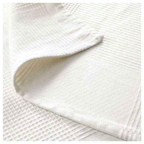 IKEA - INDIRA, bedspread/blanket, white, 150x250 cm