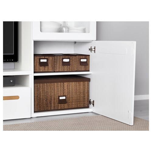 IKEA - MOTORP, kutu, palmiye yaprağı, 21x30x15 cm