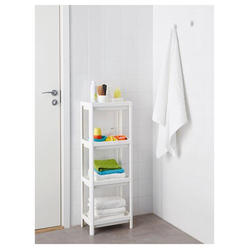 IKEA - VESKEN, shelving unit, white, 37x23x101 cm