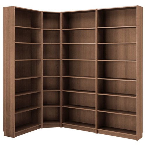 corner bookcase