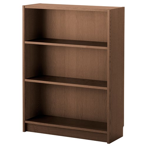 IKEA - BILLY, bookcase, brown ash veneer, 80x28x106 cm