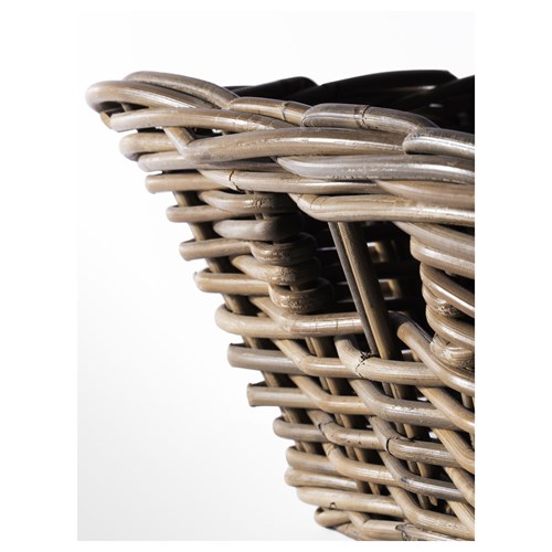 IKEA - BYHOLMA, basket, grey, 36x51x17 cm