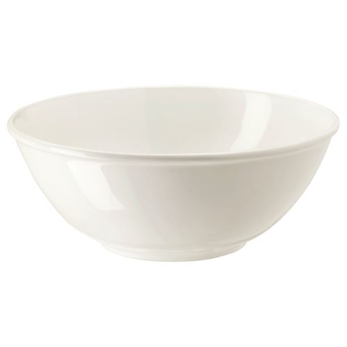 IKEA - VARDAGEN, seramik servis kasesi, kırık beyaz, 24 cm