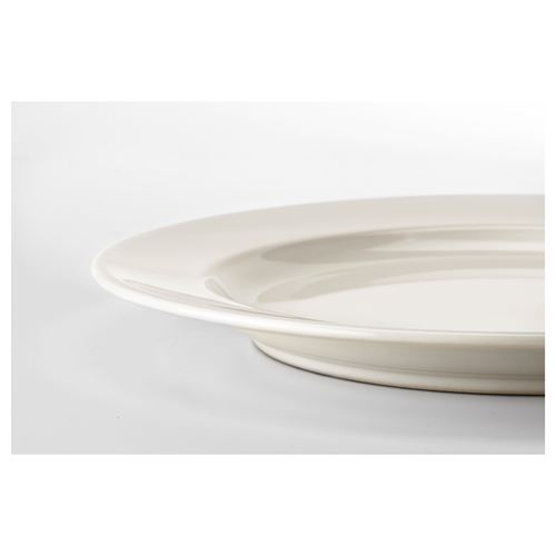 IKEA - VARDAGEN, plate, off white, 26 cm