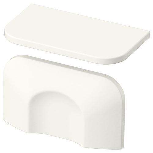 IKEA - BERGHALLA, kulp, beyaz, 56 mm
