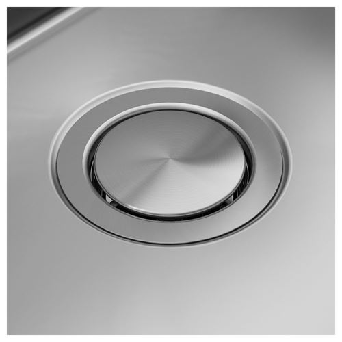 IKEA - NORRSJÖN/LILLVIKEN, tek gözlü eviye, paslanmaz çelik, 21x44 cm