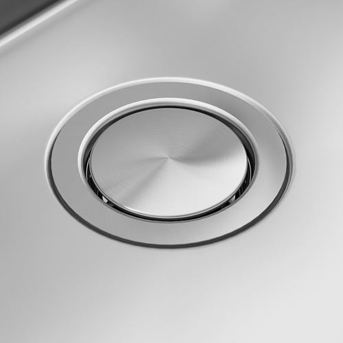 IKEA - NORRSJÖN/LILLVIKEN, çift gözlü eviye, paslanmaz çelik, 73x44 cm