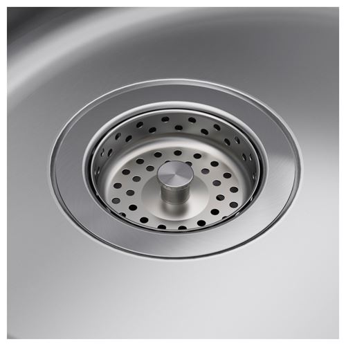 IKEA - BOHOLMEN/LILLVIKEN, single-bowl insert sink, stainless steel, 45x15 cm