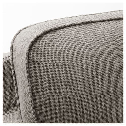 IKEA - STOCKSUND, 3'lü kanepe, nolhaga gri-bej