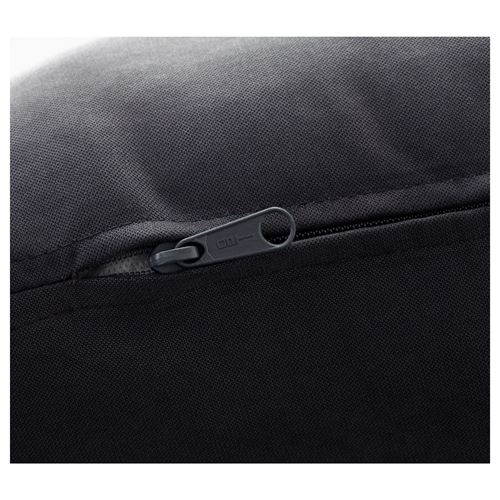 IKEA - SÖDERHAMN, uzanma koltuklu 4'lü kanepe, samsta koyu gri