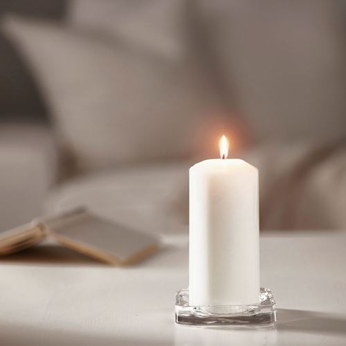 IKEA - FENOMEN, blok mum, natürel, 45 saat
