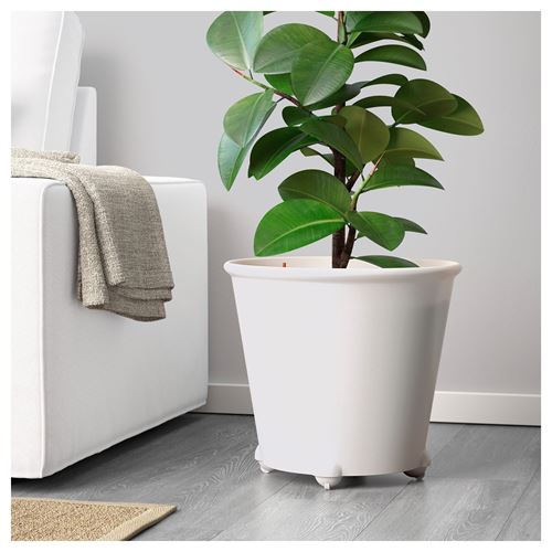 IKEA - IKEA PS FEJÖ, self-watering plant pot, white, 32 cm