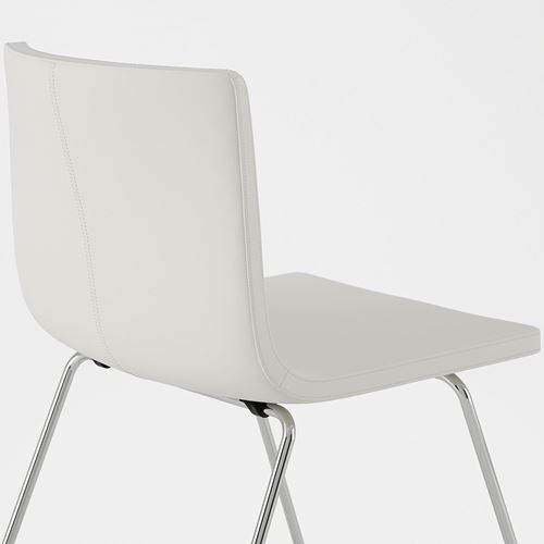 IKEA - GLIVARP/BERNHARD, yemek masası takımı, beyaz, 4 sandalyeli