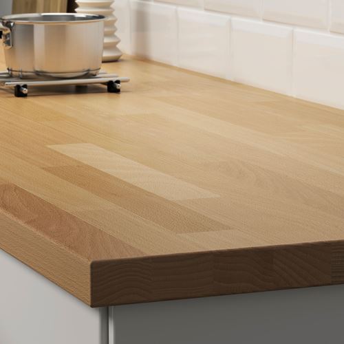 IKEA - KARLBY, worktop, beech veneer, 186x63,5x3,8 cm