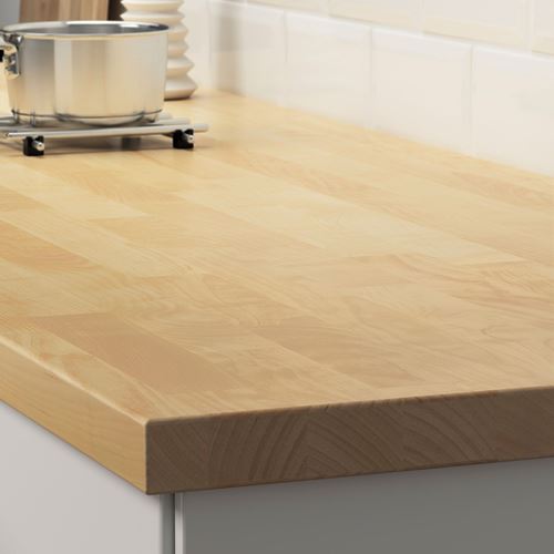 IKEA - KARLBY, worktop, birch veneer, 246x63,5x3,8 cm