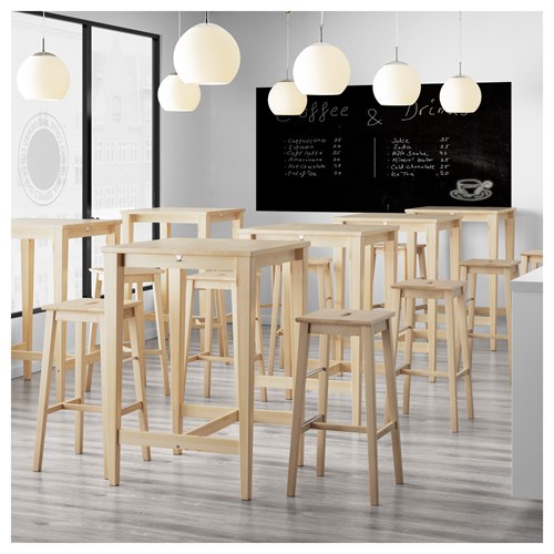 IKEA - NILSOLLE, bar taburesi, huş, 74 cm