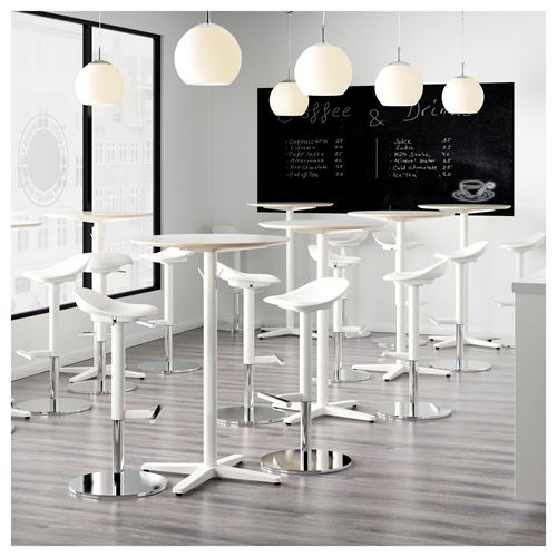 IKEA - JANINGE, bar stool, white, 76 cm