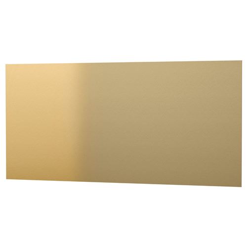 IKEA - LYSEKIL, two-sided wall panel, double sided brass-colour/stainless steel colour, 119,6x55 cm