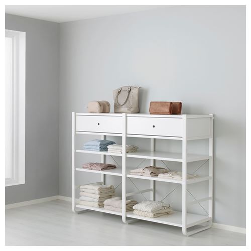 IKEA - ELVARLI, yan ünite, beyaz, 51x126 cm