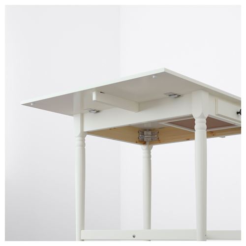 IKEA - INGATORP, katlanır mutfak masası, beyaz, 2-4 kişilik