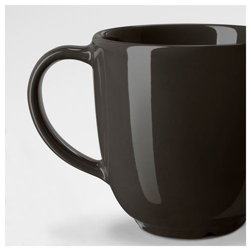 IKEA - VARDAGEN, mug, dark grey, 30 cl