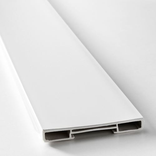 IKEA - FÖRBATTRA, süpürgelik, mat beyaz, 220x8 cm