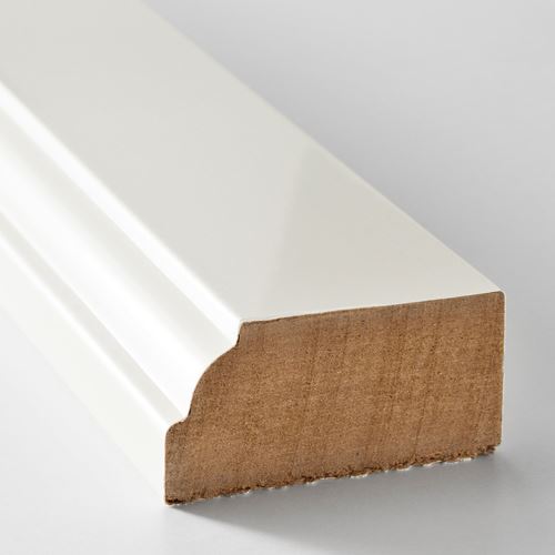 IKEA - BODBYN, decorative strip, off white, 221x6 cm