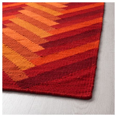 IKEA - STOCKHOLM, el dokuması halı, turuncu, 170x240 cm