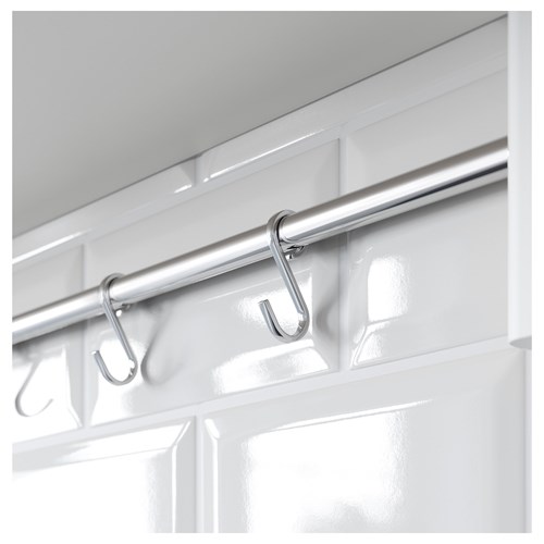 IKEA - VARDE, duvar rafı, beyaz, 140x50 cm