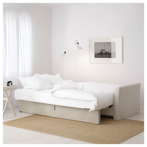 IKEA - HOLMSUND, 3'lü yataklı kanepe, nordvalla bej