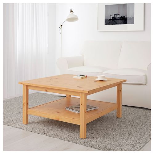 IKEA - HEMNES, coffee table, brown, 90x90 cm