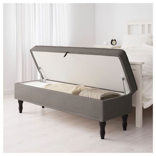 IKEA - STOCKSUND, bank, nolhaga gri-bej