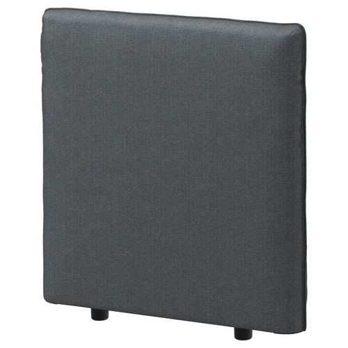 IKEA - VALLENTUNA, cover for back rest, hillared dark grey, 80x80 cm