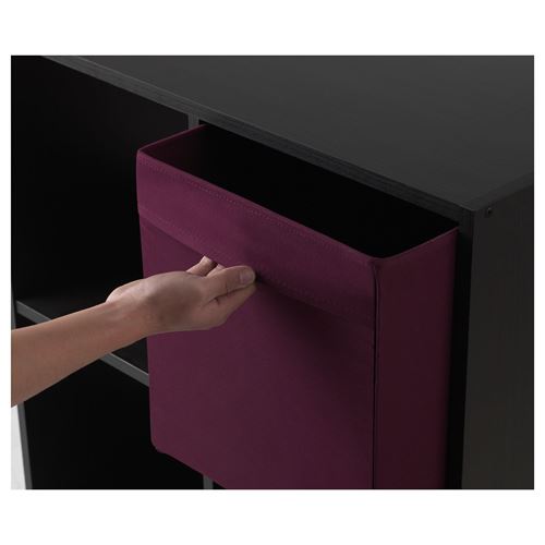 IKEA - DRÖNA, box, red/lilac, 33x38x33 cm