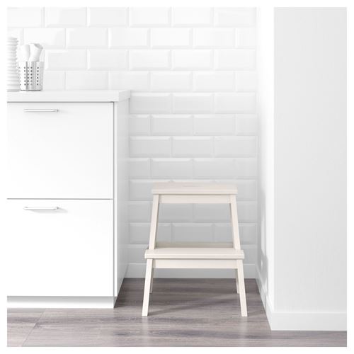 IKEA - BEKVAM, step stool, white, 43x50 cm