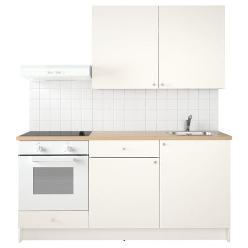 IKEA - KNOXHULT, kitchen storage combination, white, 180x61x220 cm