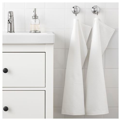 IKEA - SALVIKEN, face towel, white, 40x70 cm